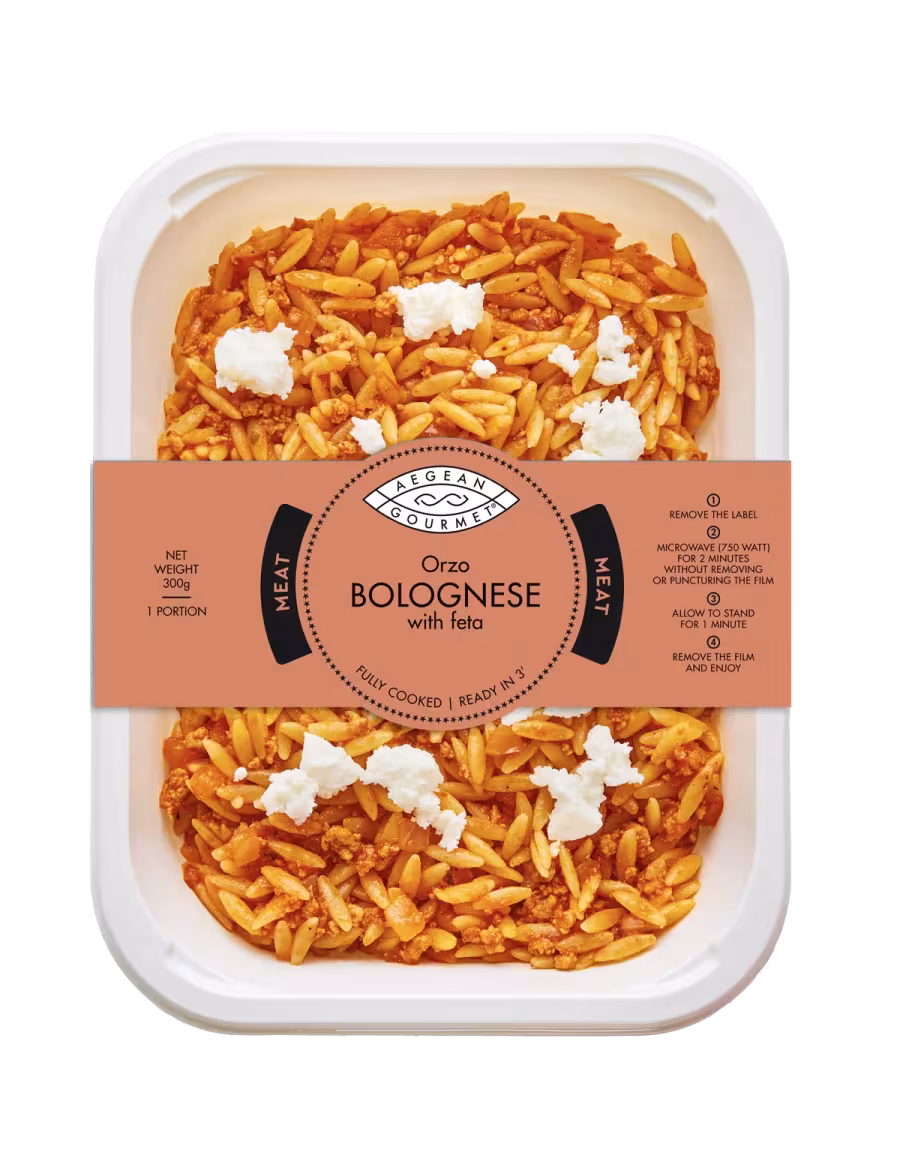 Orzo BOLOGNESE with feta