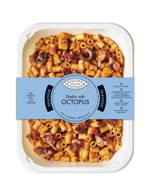 Ditalini with OCTOPUS