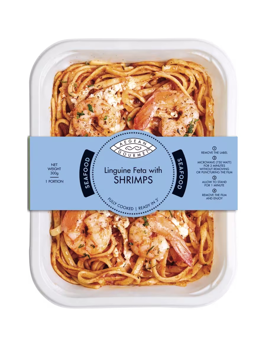 Linguine Feta with SHRIMPS