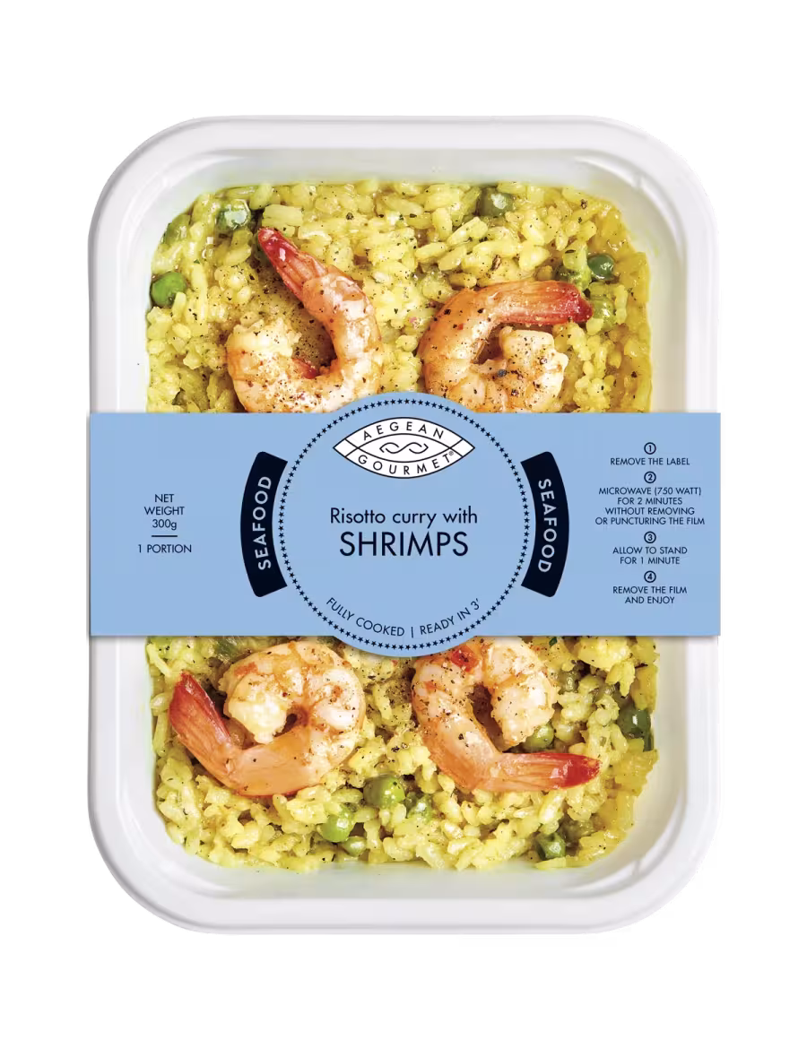 Risotto curry with SHRIMPS