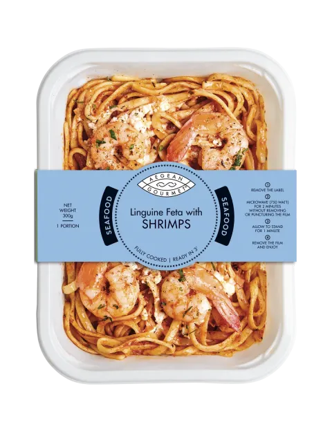 Linguine Feta with SHRIMPS